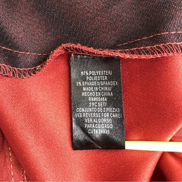 Studio I Retro Style Contrast Stitch Wide Lapel Rust Jacket Pockets Women 16 - Picture 7 of 13